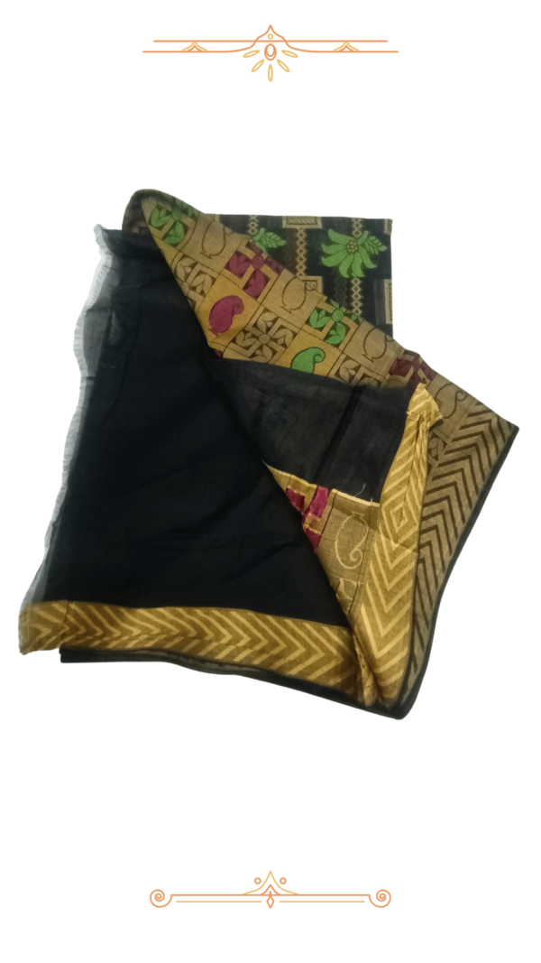 Front View of Premium Banarasi Silk Designer Saree