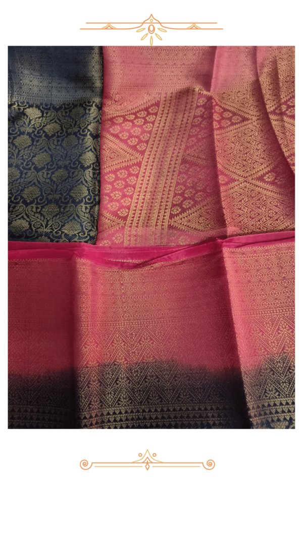 "Matching Blouse Piece – Banarasi Silk Saree | Elegant Design"