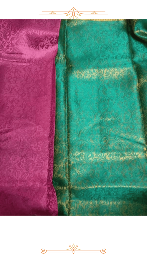 Matching Blouse for Pink Banarasi Silk Saree