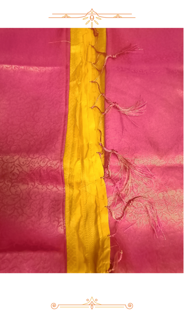Matching Blouse Piece for Red Banarasi Silk Saree