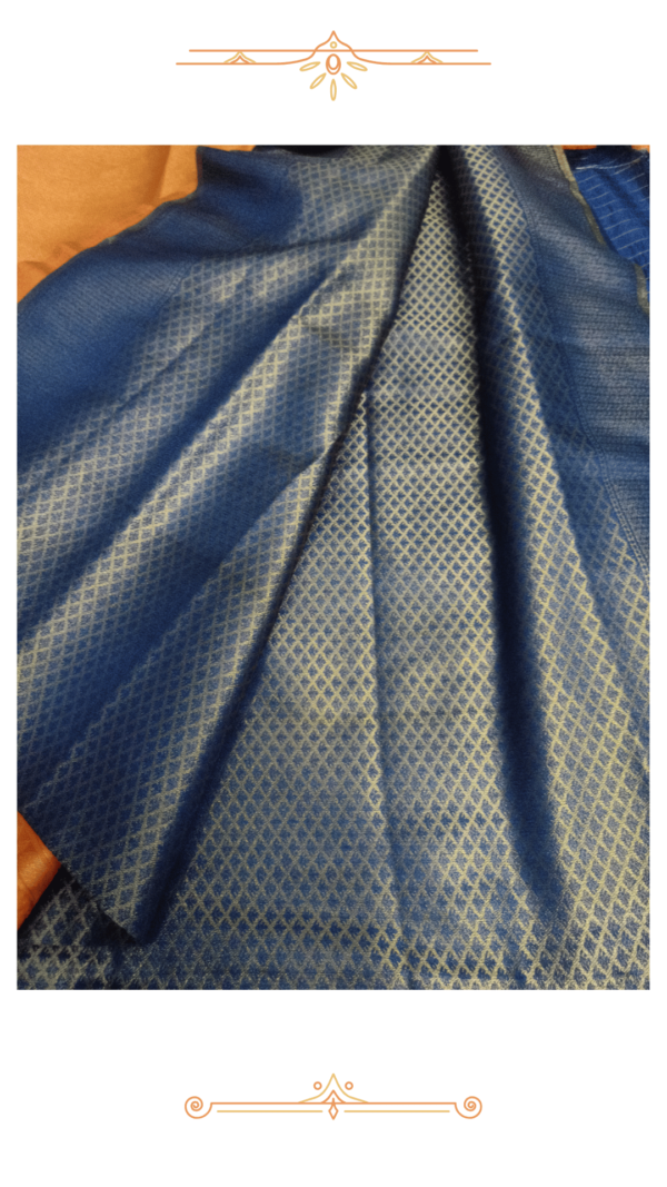 checkout the color and design of the saree