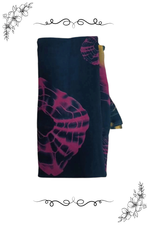Back view showing the drape of the Punam Saree