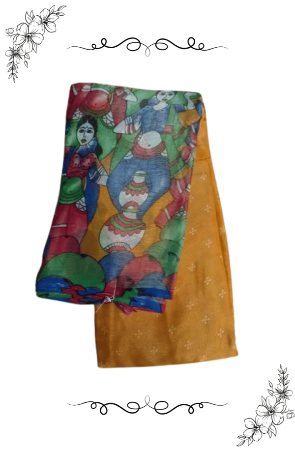 Brasso Saree Front View