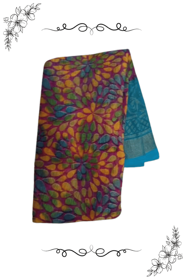 Brasso Saree Back View Draping Style