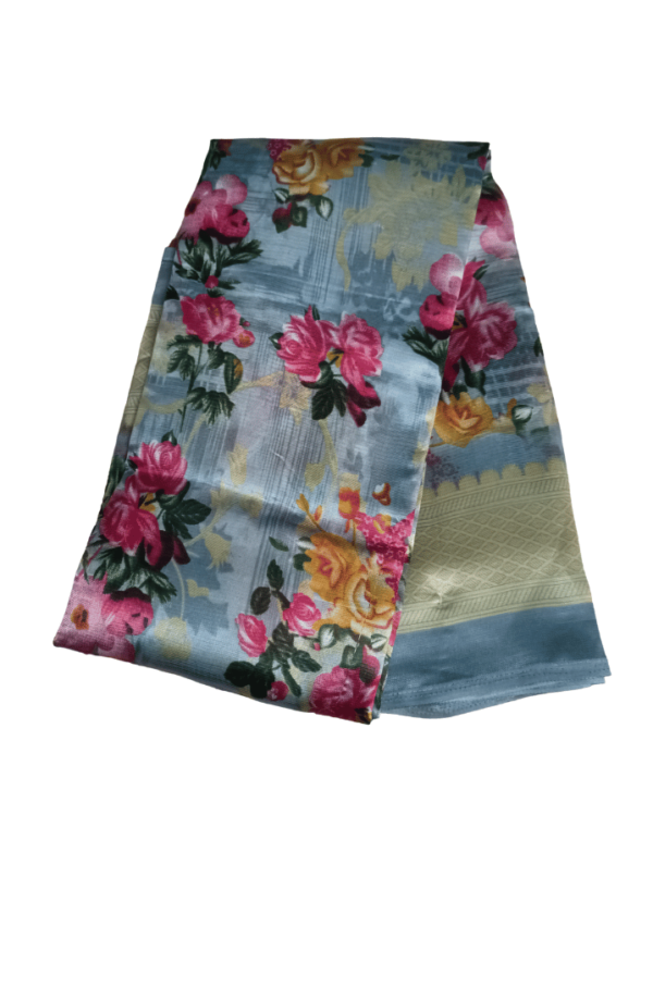 Printed Floral Saree – Elegant & Light | Under ₹1000 - Image 2