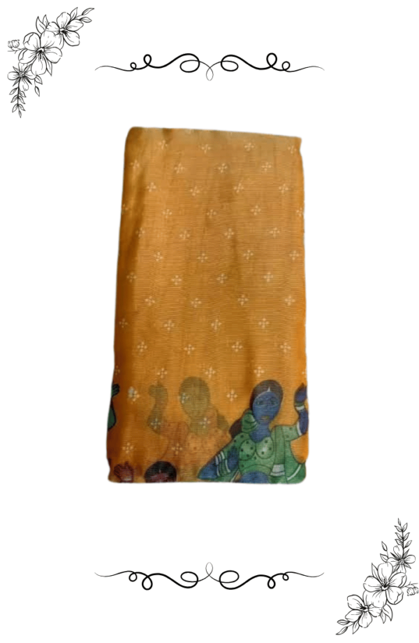 Brasso Saree Back View