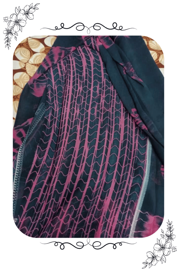 Matching blouse for dark blue Punam Saree