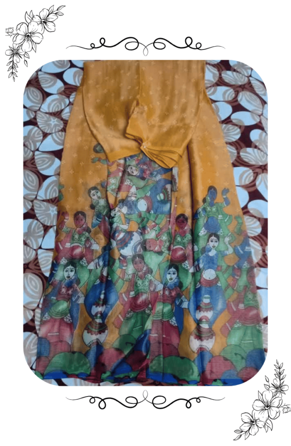 Inside Texture of Soft Brasso Saree