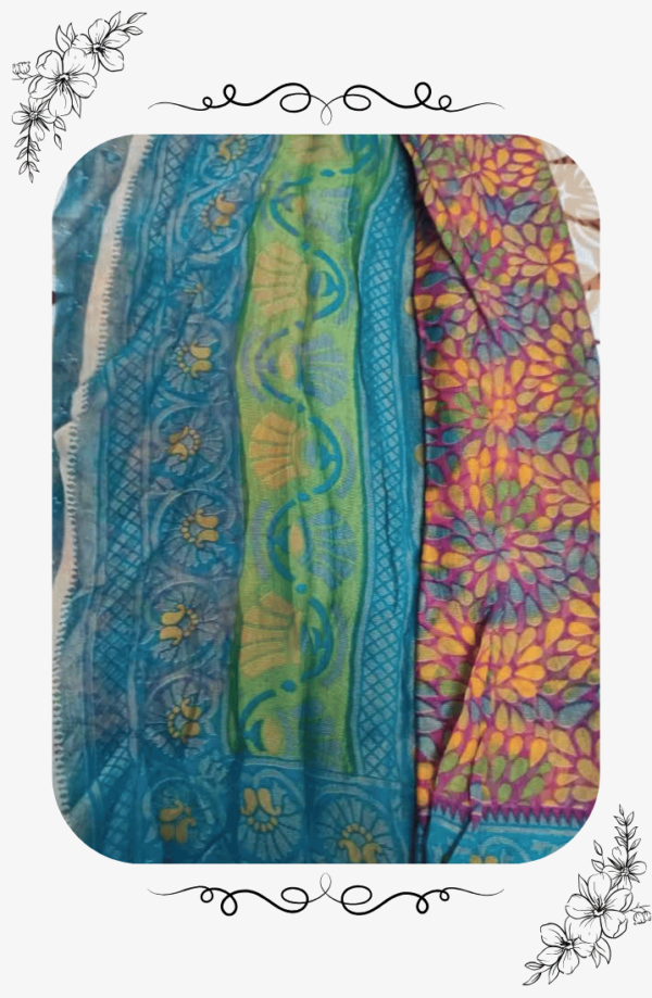 Premium Brasso Saree – Elegant & Lightweight Designer Pick - Image 4