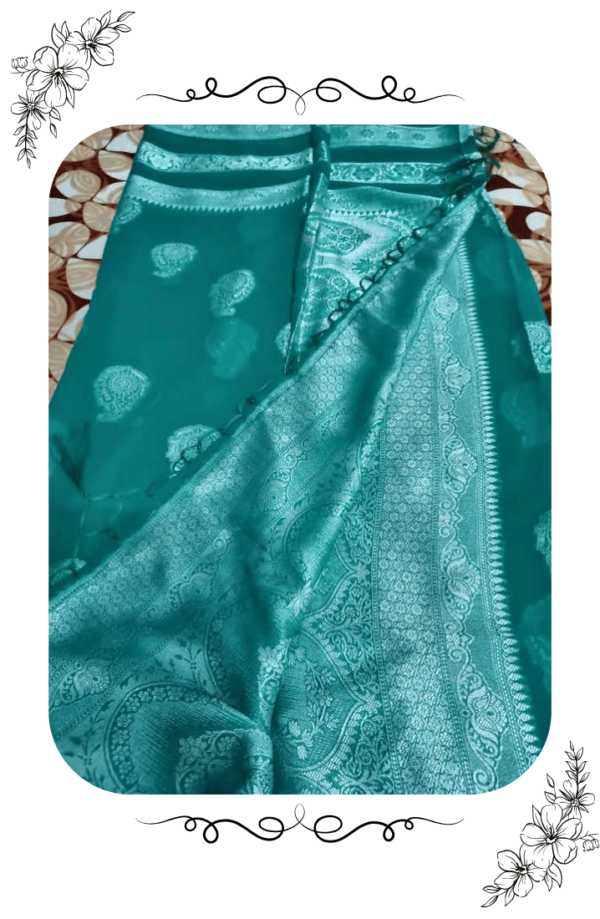 Blouse of Green Fancy Saree