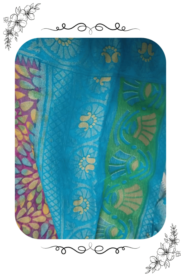 Premium Brasso Saree – Elegant & Lightweight Designer Pick - Image 7