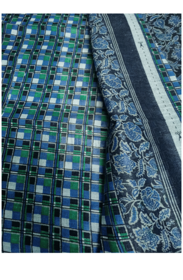 Blue Cotton Saree – Soft & Stylish Cotton Wear - Image 7
