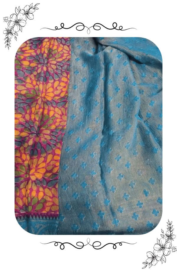 Inside Texture and Weave of Brasso Saree