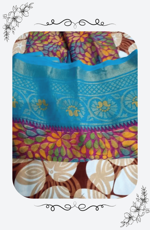 Intricate Border Design of Brasso Saree